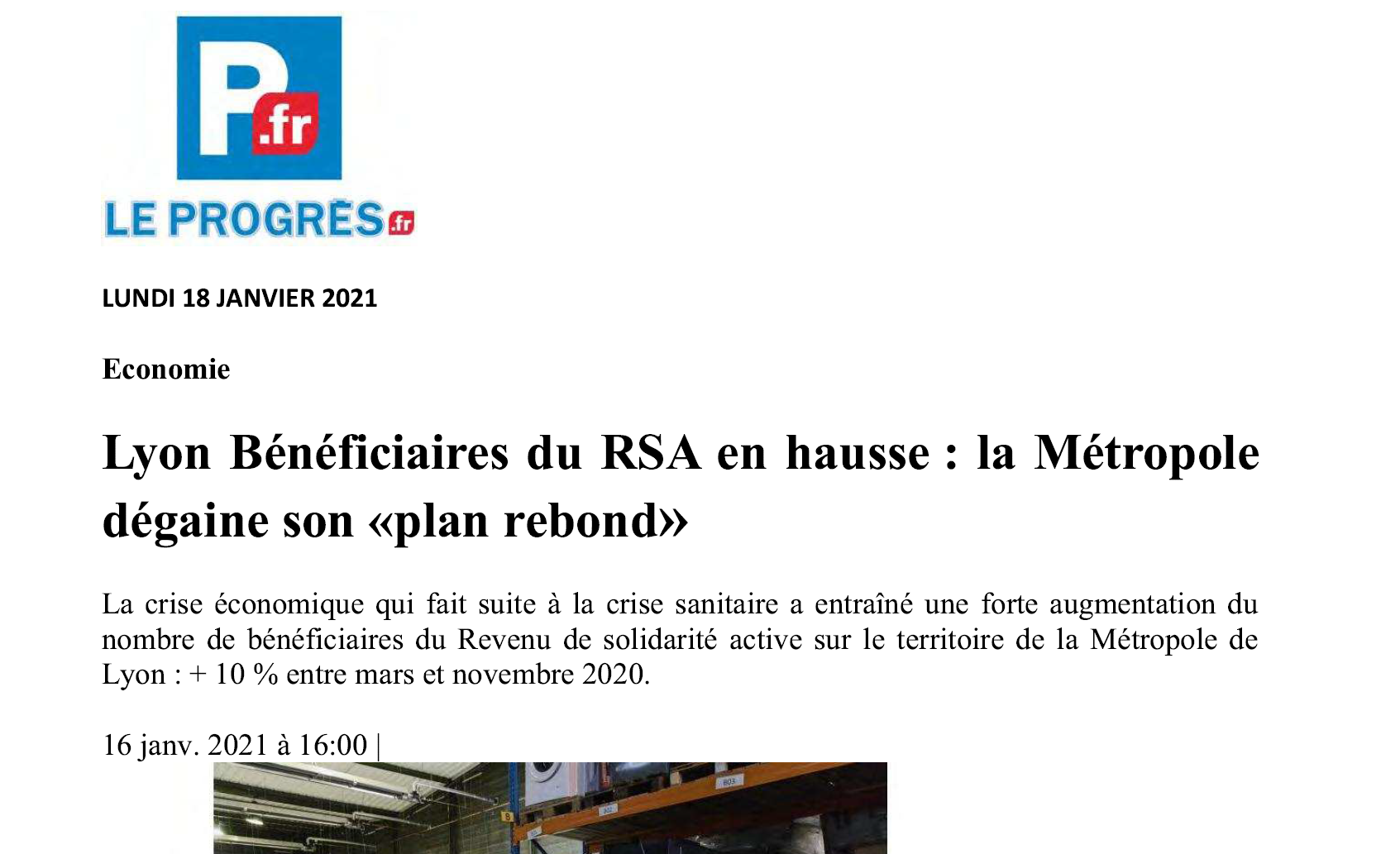 Lyon Bénéficiaire Du RSA En Hausse : La Métropole Dégaine Son « plan Rebond » – LE PROGRÈS