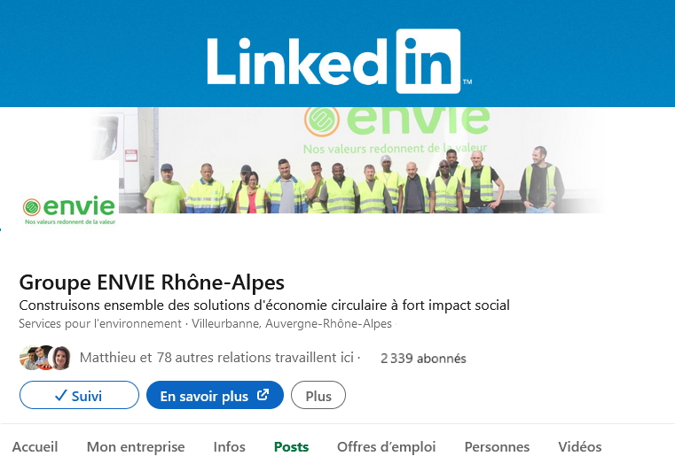Groupe ENVIE Rhône-Alpes