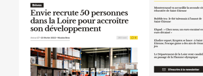 Actualités Saint-Étienne – ENVIE Recrute Dans La Loire(42)